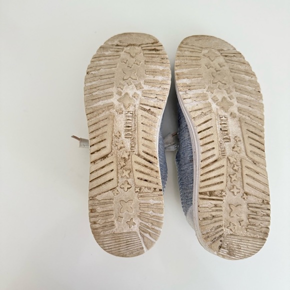 Hey Dude Womens Wendy Star Azora Shoes Blue Gray Size 9 Slip On Comfort - Picture 4 of 6